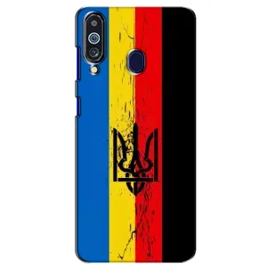 Украинские Чехлы для Samsung Galaxy M40 с картинкой УПА (AlphaPrint) (Прапор УПА)