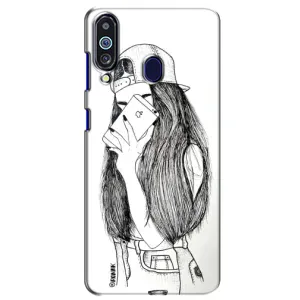 Чохол з друком для Samsung Galaxy M40 - (Мода) (AlphaPrint) (Фото дівчини)