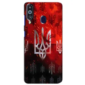 Украинские Чехлы для Samsung Galaxy M40 с картинкой УПА (AlphaPrint) (ГЕРБ УПА)