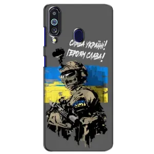 Чехлы с картинкой ЗСУ для Samsung Galaxy M40 (AlphaPrint) (Героям Слава)