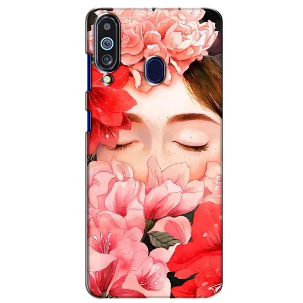 Чехол с принтом «Глаза в цветах» для Samsung Galaxy M40