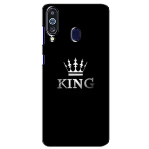 Чехол с Короной Самсунг М40 - (AlphaPrint) (KING)