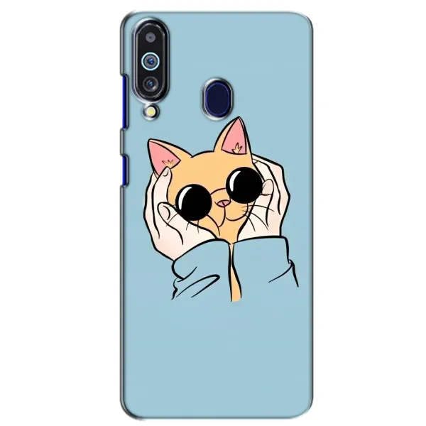 Чехол с принтом «Котик в очках» для Samsung Galaxy M40 Чехол с принтом «Котик в очках» для Samsung Galaxy M40