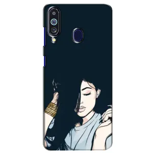 Чохол з друком для Samsung Galaxy M40 - (Мода) (AlphaPrint) (Гарна дівчина)