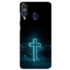 Чехол для Samsung Galaxy M40 (AlphaPrint) - (Христианские)