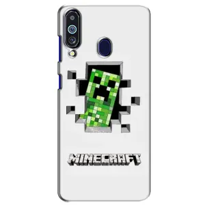 Чохол Майнкрафт на Samsung Galaxy M40 (AlphaPrint) Minecraft (кріпер Майнкрафт)