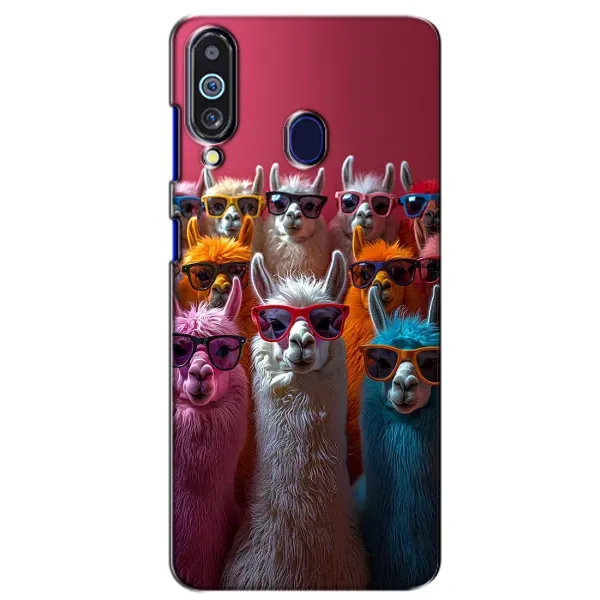 Чехол с принтом «Ламы в очках» для Samsung Galaxy M40 Чехол с принтом «Ламы в очках» для Samsung Galaxy M40