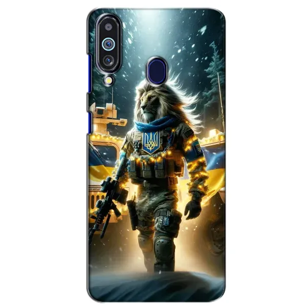 Чехол с принтом «ЛЕВ ЗСУ» для Samsung Galaxy M40
