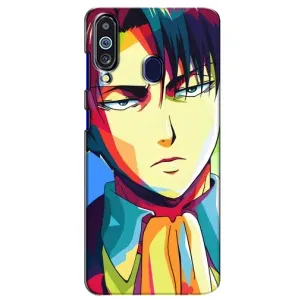 Чохли Персонажі Аніме Наруто для Samsung Galaxy M40 (AlphaPrint) (Леві Аккерман)