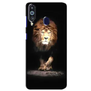 Чохол з картинкою ЛЕВ для Samsung Galaxy M40 (VPrint) (Лев)
