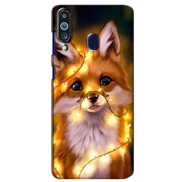 Чехол с принтом «Лисичка в гирляндах» для Samsung Galaxy M40 Чехол с принтом «Лисичка в гирляндах» для Samsung Galaxy M40