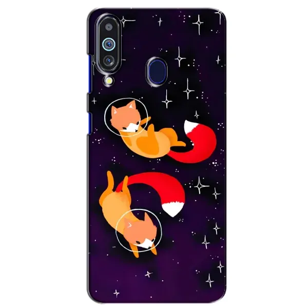 Чехол с принтом «Лисички космонавты» для Samsung Galaxy M40 Чехол с принтом «Лисички космонавты» для Samsung Galaxy M40