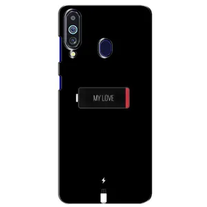 Чехлы для любимой на Самсунґ Ґелексі М40 (VPrint) (Love battery)