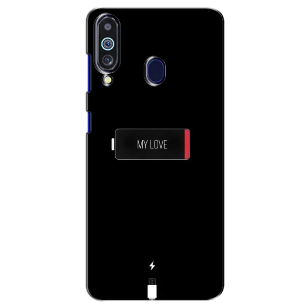 Чохол з принтом «Love battery» для Samsung Galaxy M40 Чохол з принтом «Love battery» для Samsung Galaxy M40