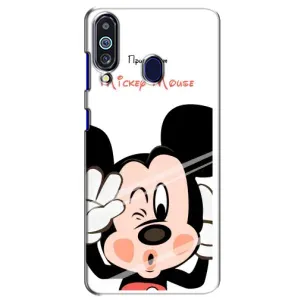 Міккі Маус чохол для Samsung Galaxy M40 (AlphaPrint - Мультяшні) (Маус Міккі)