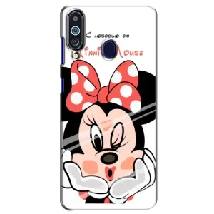 Міккі Маус чохол для Samsung Galaxy M40 (AlphaPrint - Мультяшні) (Маус Мінні)
