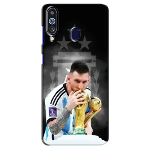 Чохли для Samsung Galaxy M40 (Leo чемпіон) (AlphaPrint) (Мессі Чемпіон)