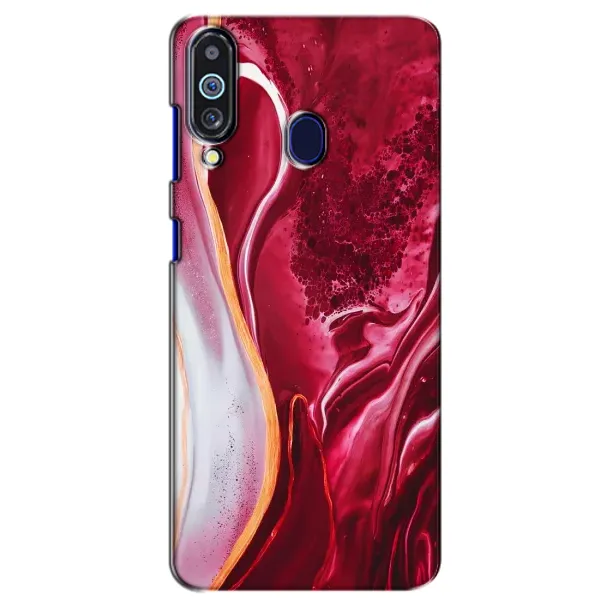 Чехол с принтом «Мрамор красный» для Samsung Galaxy M40 Чехол с принтом «Мрамор красный» для Samsung Galaxy M40