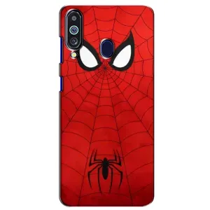Чехол с человеком пауком для Samsung Galaxy M40 - (AlphaPrint) (Паук (Марвел))