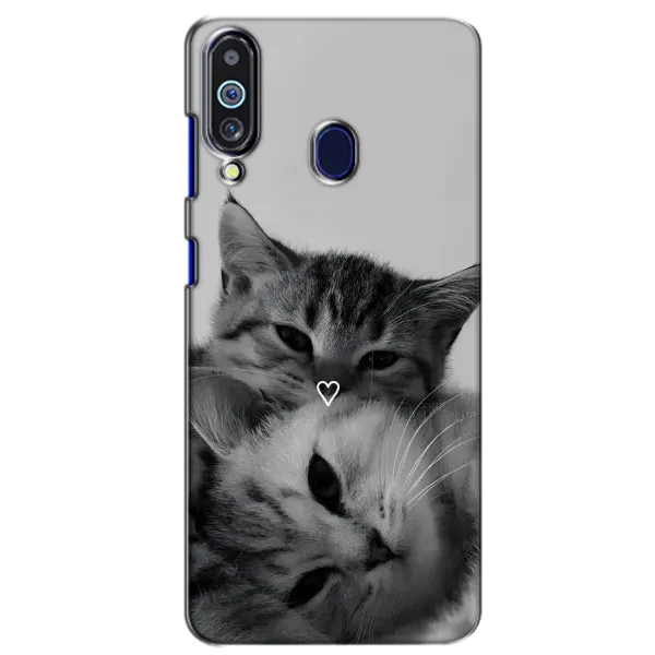 Чохол з принтом «Пара котів» для Samsung Galaxy M40