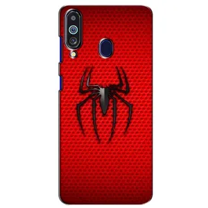 Чехол с человеком пауком для Samsung Galaxy M40 - (AlphaPrint) (Паук Марвел)