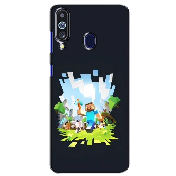 Чехол с принтом «персонажи Minecraft» для Samsung Galaxy M40 Чехол с принтом «персонажи Minecraft» для Samsung Galaxy M40