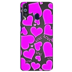 Чехлы для любимой на Самсунґ Ґелексі М40 (VPrint) (Pink hearts)