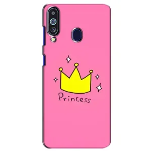 Чехол с картинкой (Стильные) для Самсунг М40 - (AlphaPrint) (Princess)