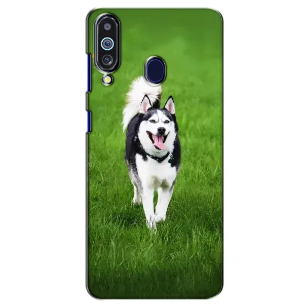 Чехол с принтом «Радостный Хаски» для Samsung Galaxy M40