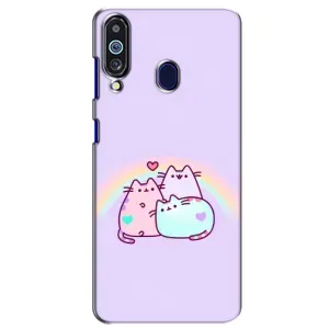 Чохол на Самсунґ Ґелексі М40 з Котиками (VPrint) (Радужний котик)