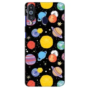 Космічні Чохли для Самсунґ Ґелексі М40 (VPrint) (Намальовані планети)