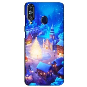 Різдвяні Чохли для Samsung Galaxy M40 (VPrint) (Різдвяне місто)