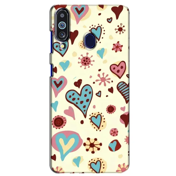 Чохол з принтом «Сердечки» для Samsung Galaxy M40 Чохол з принтом «Сердечки» для Samsung Galaxy M40