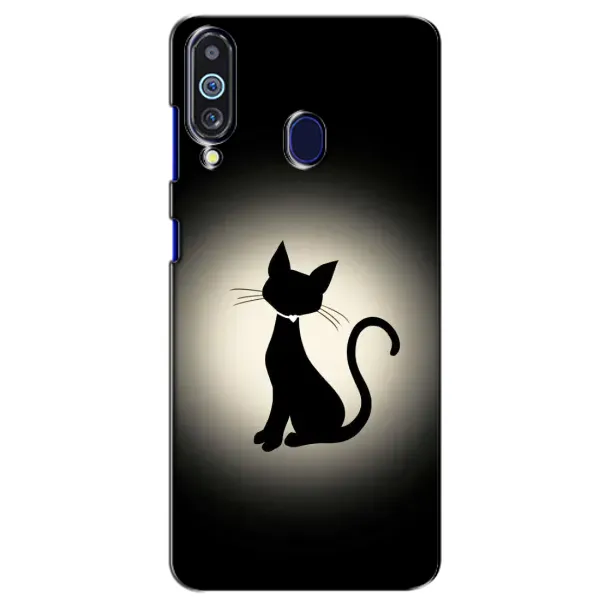 Чехол с принтом «Силуэт котика» для Samsung Galaxy M40