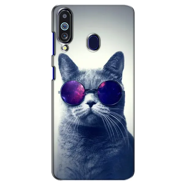 Чехол с принтом «Стильный кот» для Samsung Galaxy M40