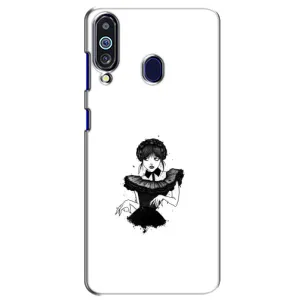 Чехлы Венсдей на Samsung Galaxy M40 Уэнсдей (AlphaPrint) (танец Уэнздей)