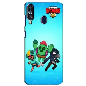 Чехлы Brawl Stars для Samsung Galaxy M40 (AlphaPrint) (Тріо героїв)