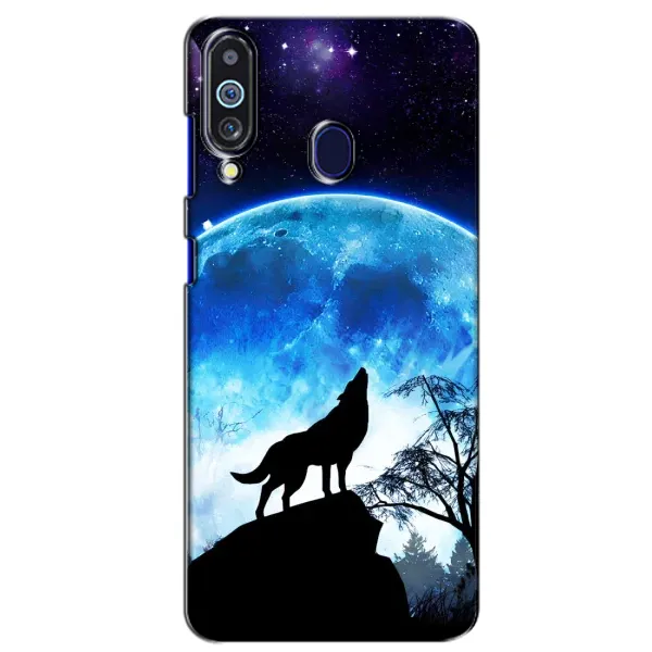 Чехол с принтом «Волк на луну» для Samsung Galaxy M40