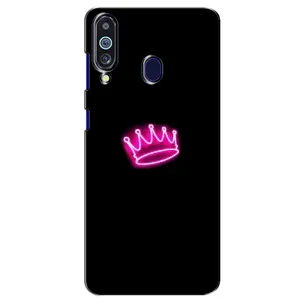 Чехол с Короной Самсунг М40 - (AlphaPrint) (Яркая корона)
