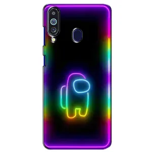 Чохли Амонг Ас для Samsung Galaxy M40 (AlphaPrint) (Яскравий скін)