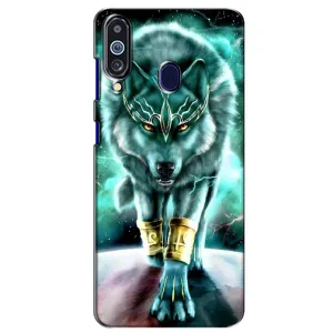 Захисні чохли для Самсунґ Ґелексі М40 (AlphaPrint) (ХІТ продаж) ВОВК (Яскравий вовк)