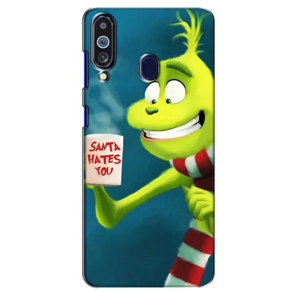 Чехол с принтом «Зеленый Гринч» для Samsung Galaxy M40