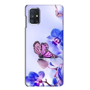 Чохли з квітами для Samsung Galaxy M51 (VPrint) (Метелик на квітах)