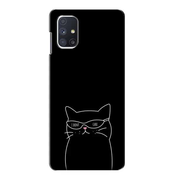 Чохол з принтом «Байдужий кіт» для Samsung Galaxy M51