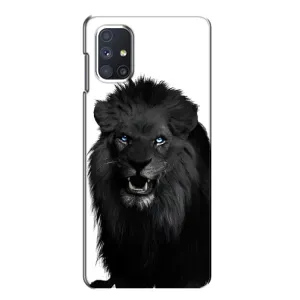 Чохли з картинкою животних Samsung Galaxy M51 (Чорний ЛЕВ)