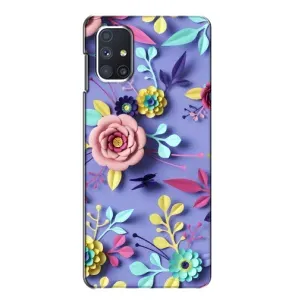 Чохли з квітами для Samsung Galaxy M51 (VPrint) (Дизайн квітів)