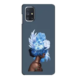 Чехлы (ART) Цветы на Samsung Galaxy M51 (VPrint) (Квіти на голові)
