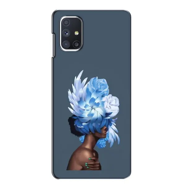 Чохол з принтом «Квіти на голові» для Samsung Galaxy M51