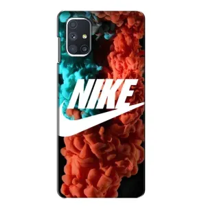 Чохол для Samsung Galaxy M51 - з принтом Найк (AlphaPrint) (Димчастий найк)