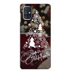 Різдвяні Чохли для Samsung Galaxy M51 (VPrint) (Ялинка яскрава)